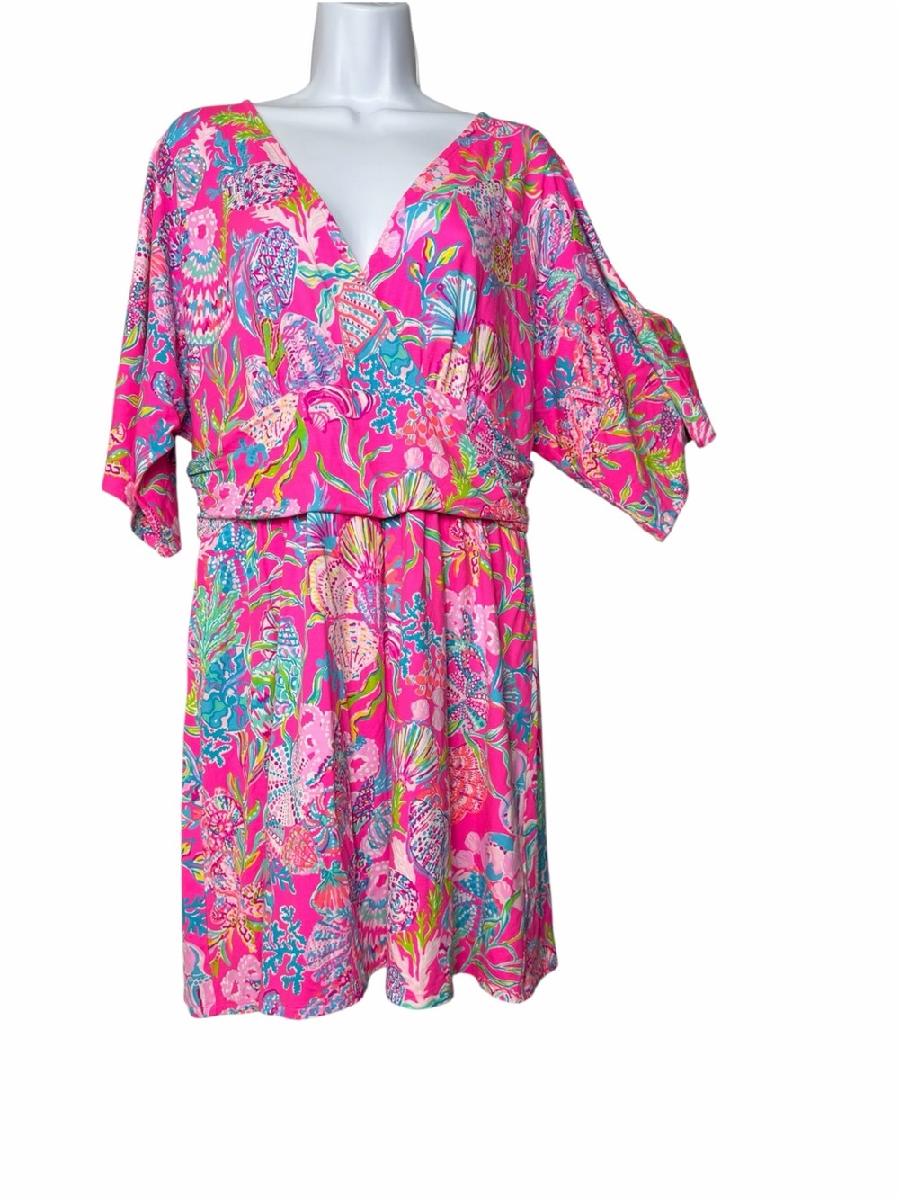 Lilly Pulitzer Parigi Floral Skort Romper Size Large Multicolor Pink - Picture 2 of 9
